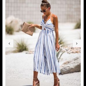 Dance in the street halter jumpsuit